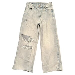 American Eagle Super High Rise Baggy Wide Leg Jeans